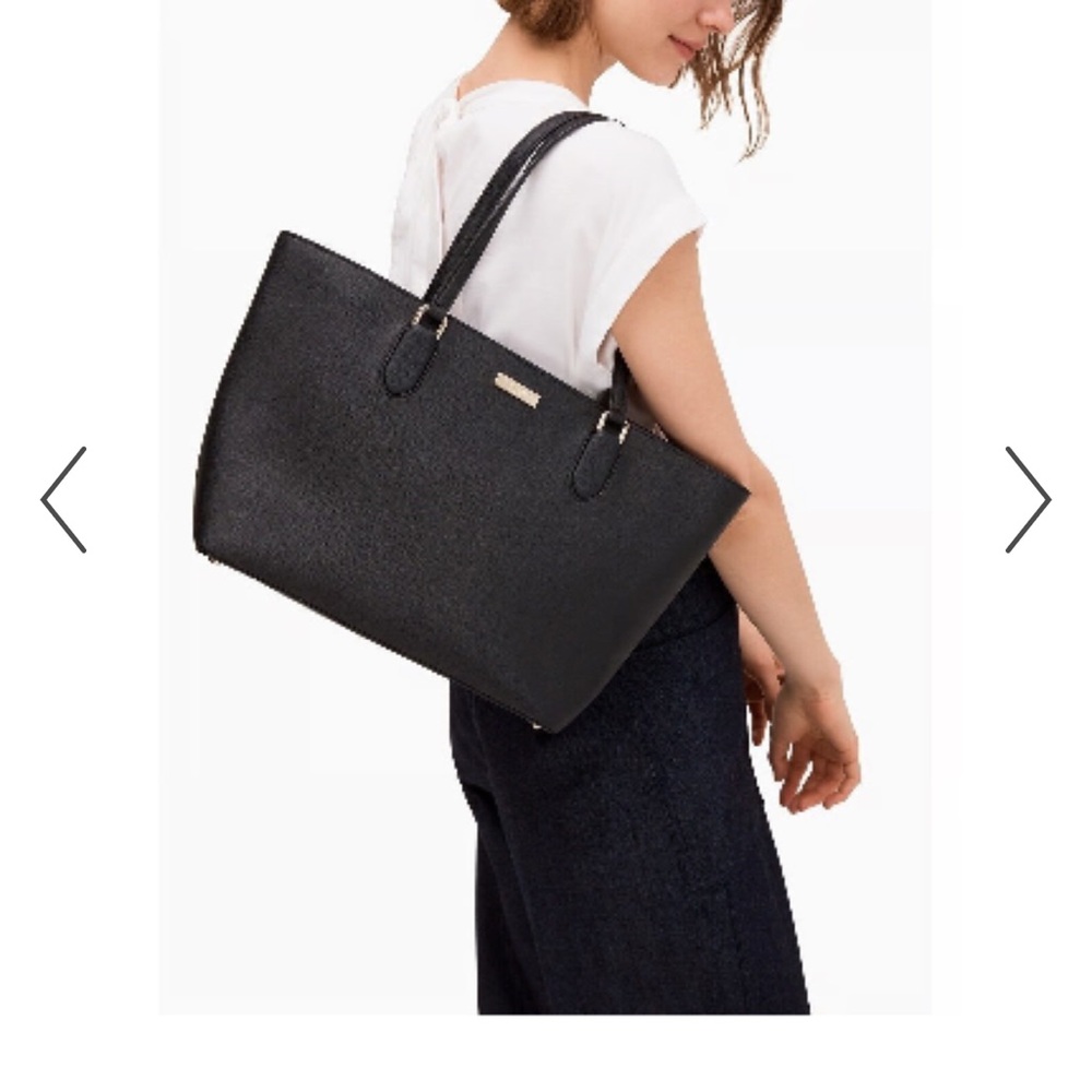 Kate Spade Laurel Way Tote Black Saffiano Leather Price Firm!